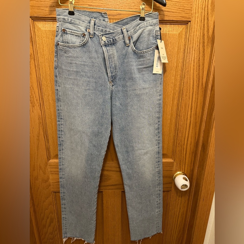 Agolde Used no tags Dimension Criss Cross Straight Jeans Women's Size 26
